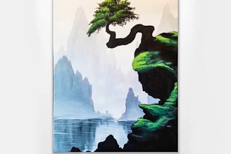 Paint Nite: Bonsai Cliffs